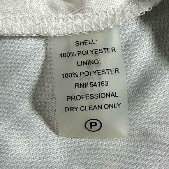 Calvin Klein Womens Sleeveless Palm Print Blue Aqua Lined Sheath Dress Size 8 - Picture 6 of 9